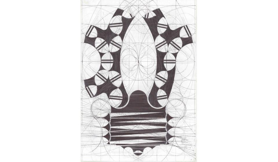 Zwartwit print van Chromosomique van Jean Katambayi